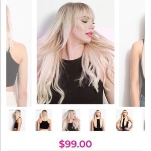 100% real remy human hair extensions